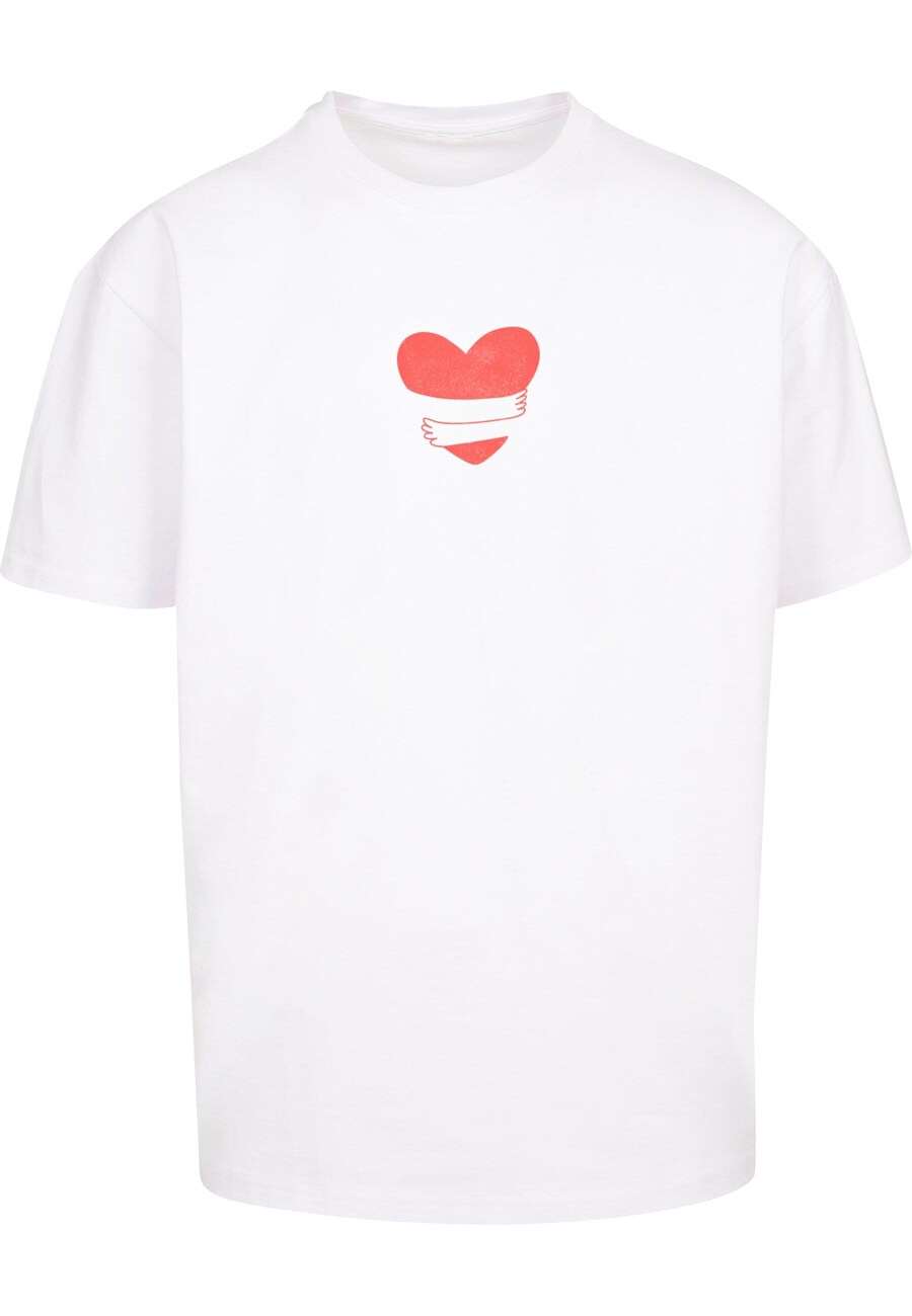 

Рубашка Merchcode Hugs & Love - Heart Hug, белый