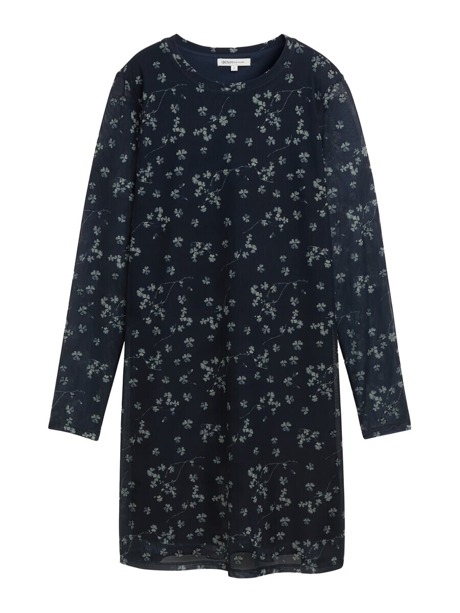 

Мини платье TOM TAILOR DENIM Dress, темно-синий/светло-синий