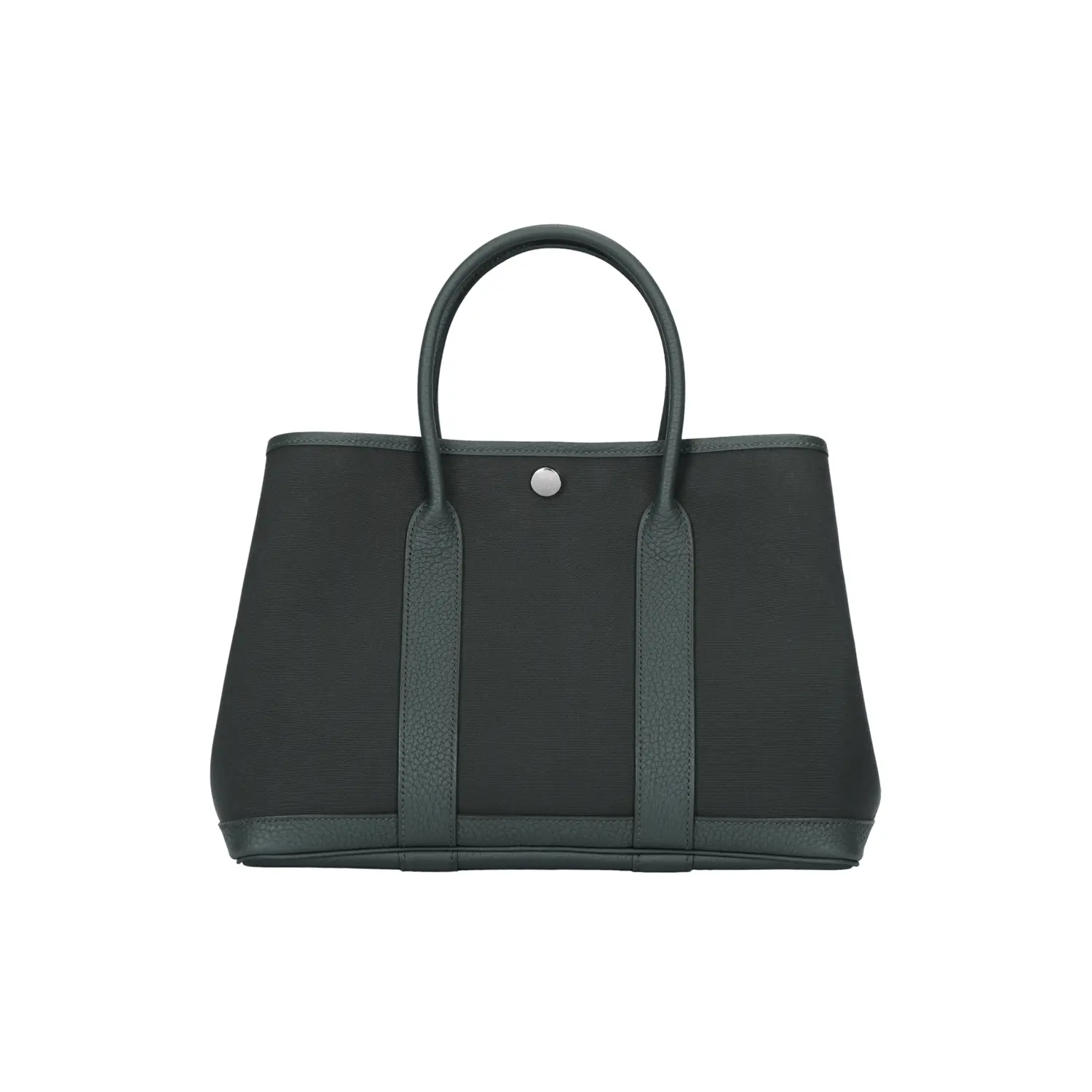 

HERMES Сумка садовая из холста и телячьей кожи