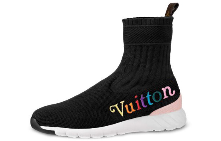 Кроссовки женские Louis Vuitton Aftergame с логотипом, черный