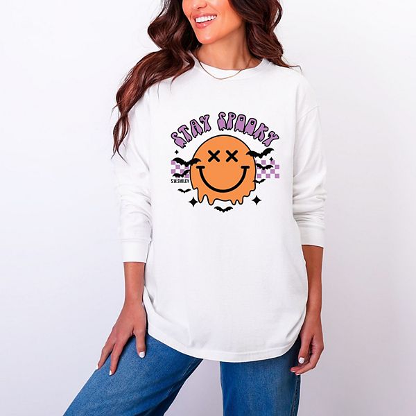 

Футболка с принтом SWSmiley stay spooky smiley bats Simply Sage Market, White, Белый, Футболка с принтом SWSmiley stay spooky smiley bats Simply Sage Market, White