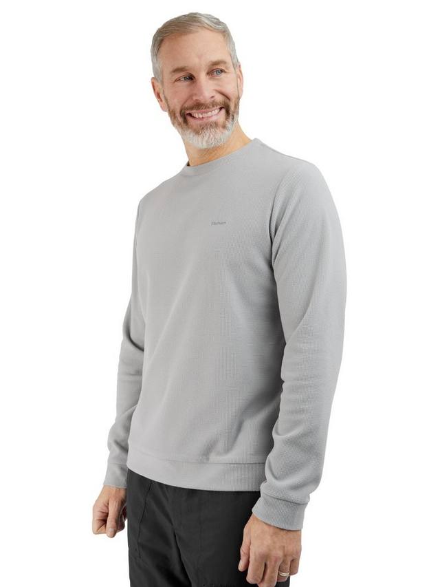 

Джемпер с круглым вырезом из флиса с микрорешеткой Rohan, цвет Haze Grey