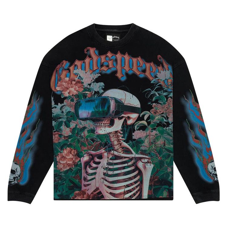 

Лонгслив Godspeed Vision Flowers Long-Sleeve Thermal, Black Wash