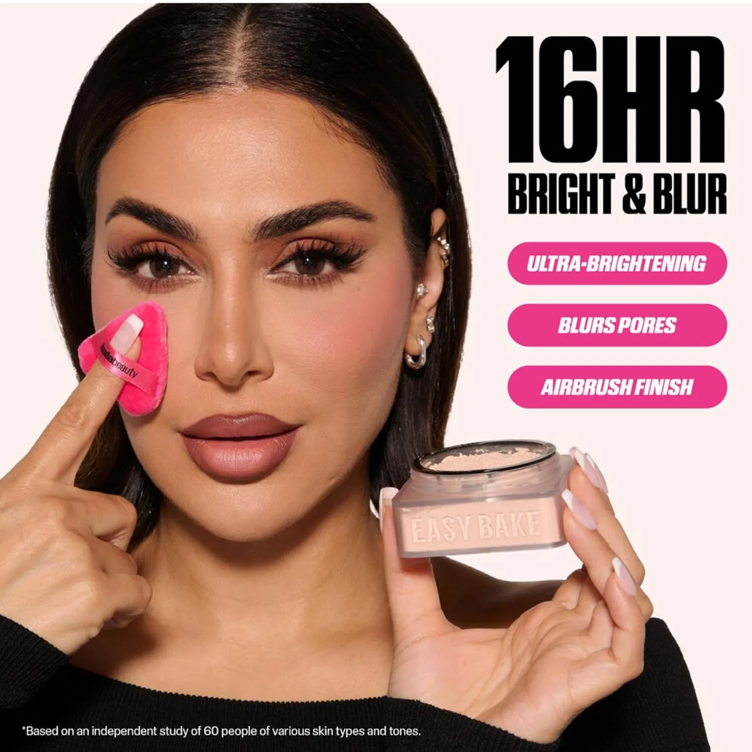 Минеральная рассыпчатая пудра «Baby Bake Mini Easy Bake» от HUDA Beauty Huda — фото 4