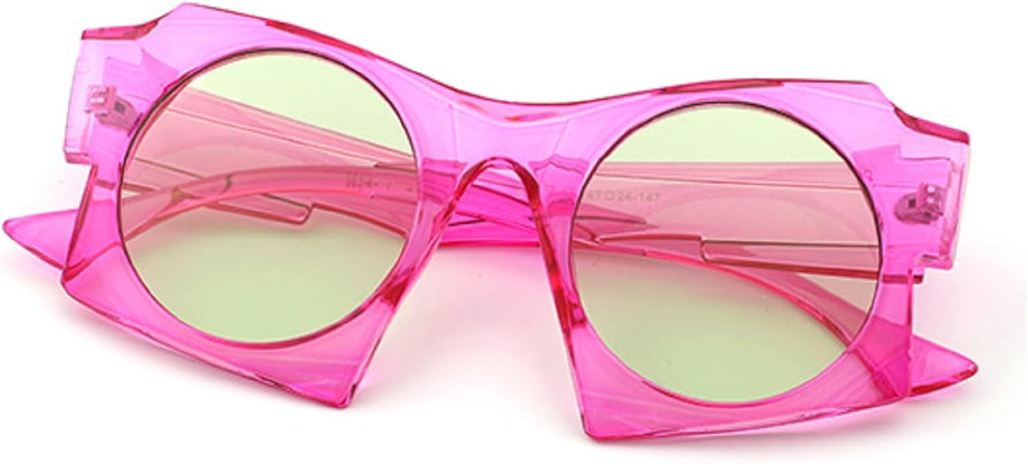 

Квадратные солнцезащитные очки для женщин и мужчин, модные круглые солнцезащитные очки с защитой от УФ-излучения, ретро-винтажные женские солнцезащитные очки N45 mincl, Pink