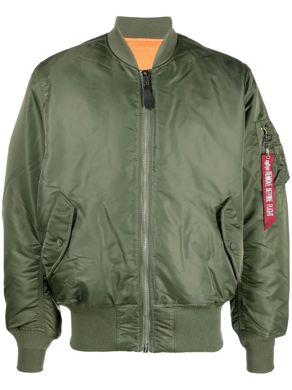 

Двусторонняя куртка-бомбер MA-1 Alpha Industries, зеленый