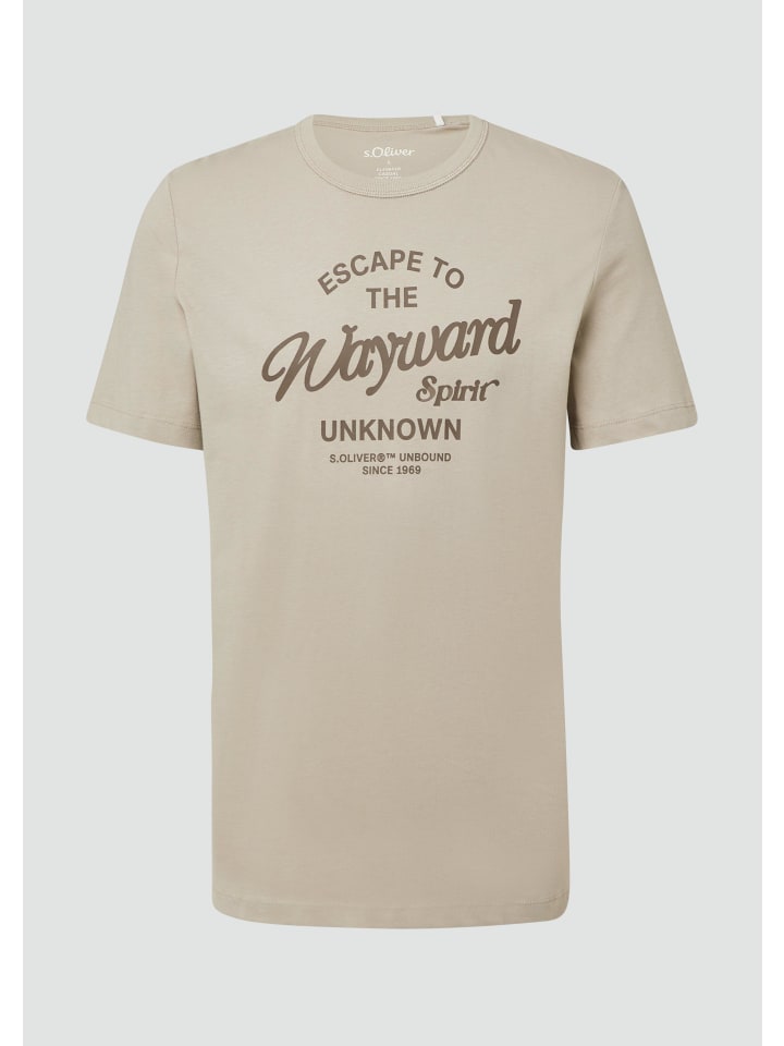 

Футболка s.Oliver, бежевый