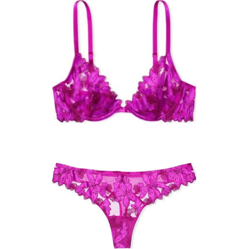 Victoria's Secret Комплект нижнего белья женский rose red