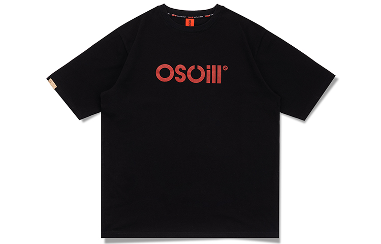 

Футболка унисекс OSCill, оранжево-красная