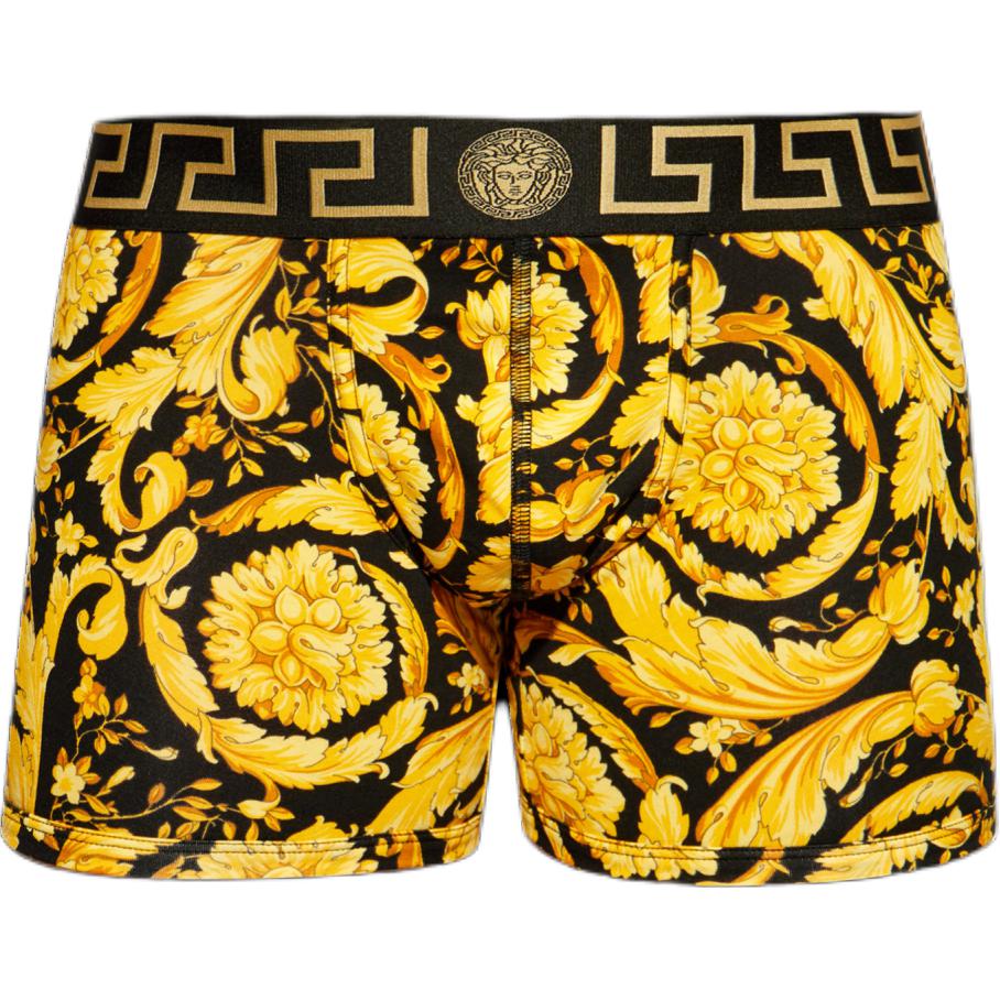 

Боксеры с принтом VERSACE, 1 упаковка (Желтый)