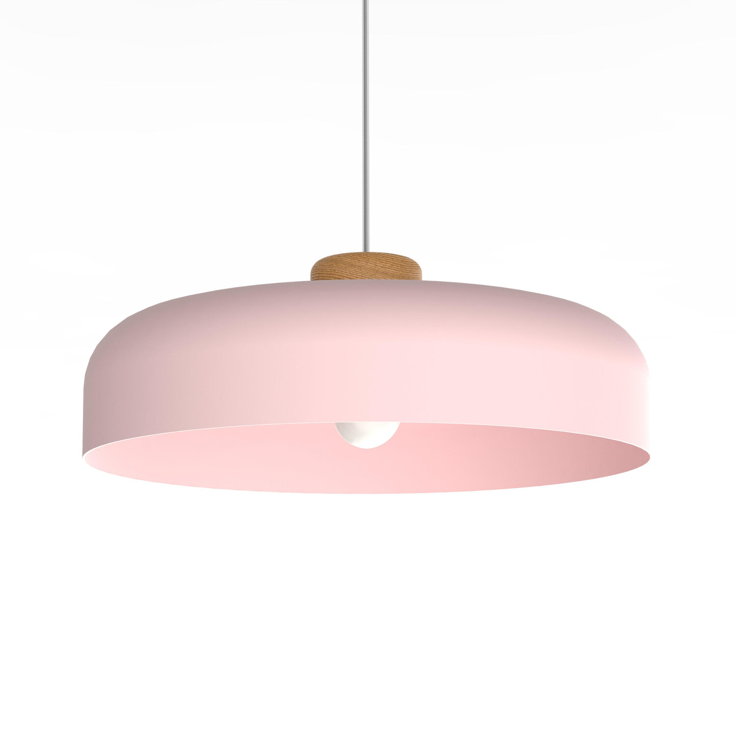 

Подвесной светильник Lumicom, 40x40x10 см, розовый