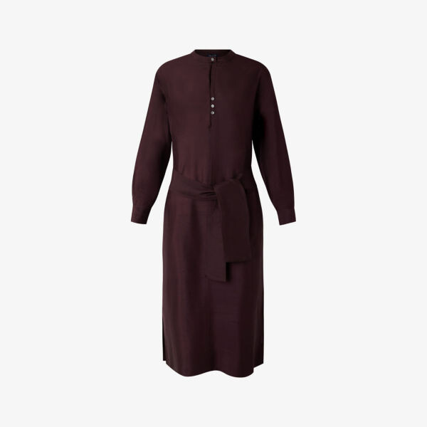 

Платье миди из шелка Cabourg с длинными рукавами Soeur, фиолетовый