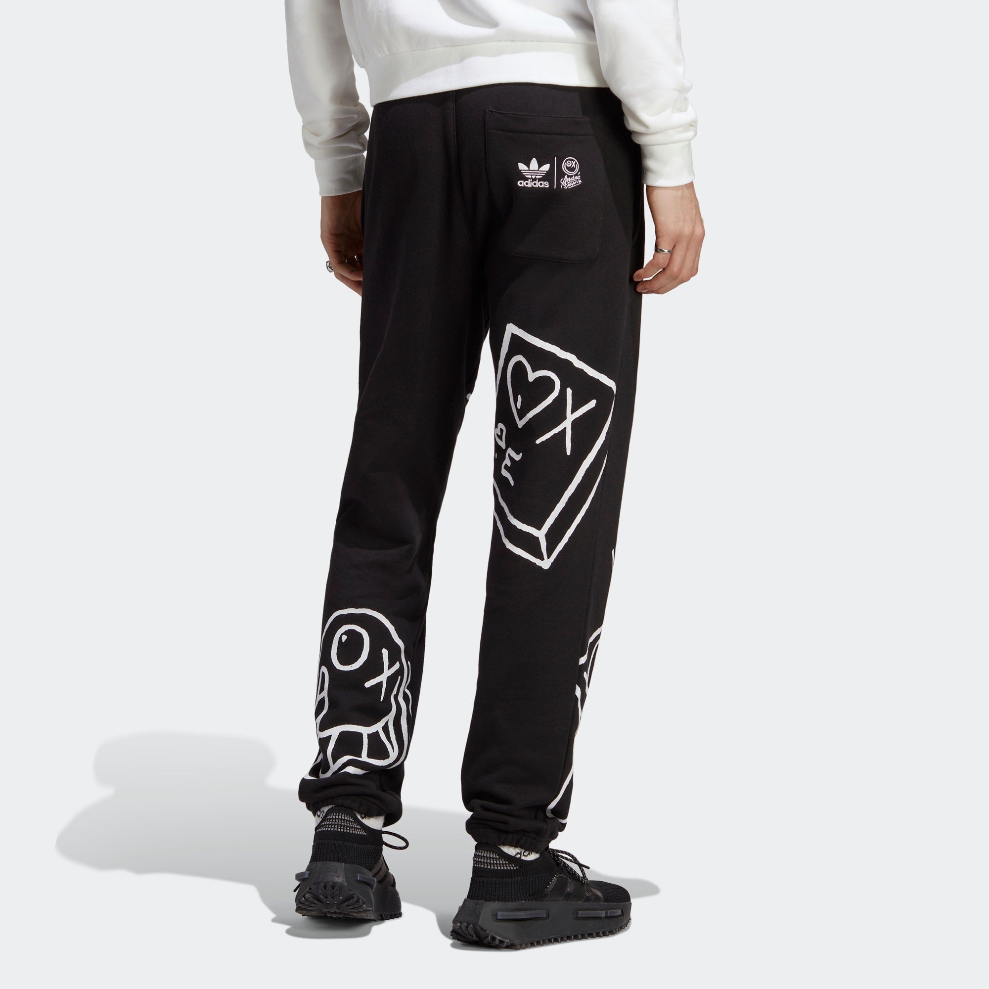 Спортивные брюки adidas originals Pants x Andr Saraiva IA6399, черный — фото 3