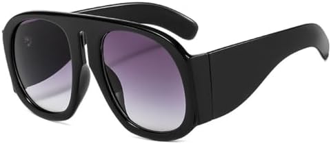 

Модные квадратные солнцезащитные очки для женщин, винтажные красочные солнцезащитные очки в стиле стимпанк, мужские ретро-панк очки с защитой от УФ-излучения UV400 MTZJH, C1 Black-gray