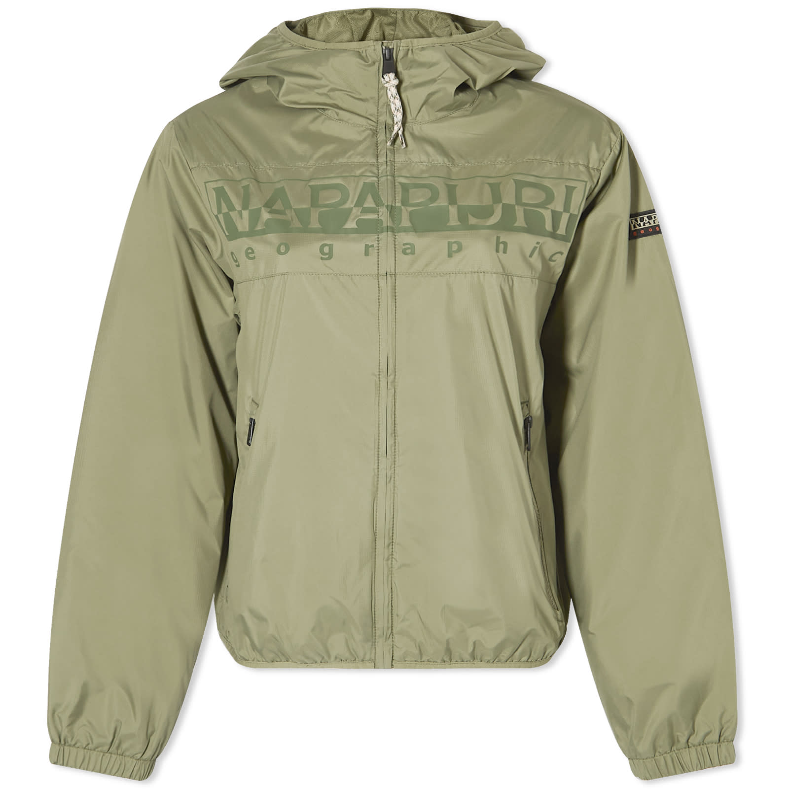 

Куртка Napapijri Raymi Logo Zip, цвет Green Lichen