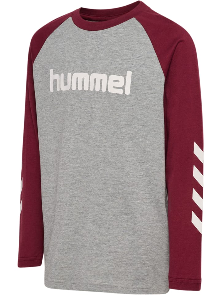 Hummel Детская футболка с логотипом Hmljr в стиле «Шоколадный трюфель» — фото 4