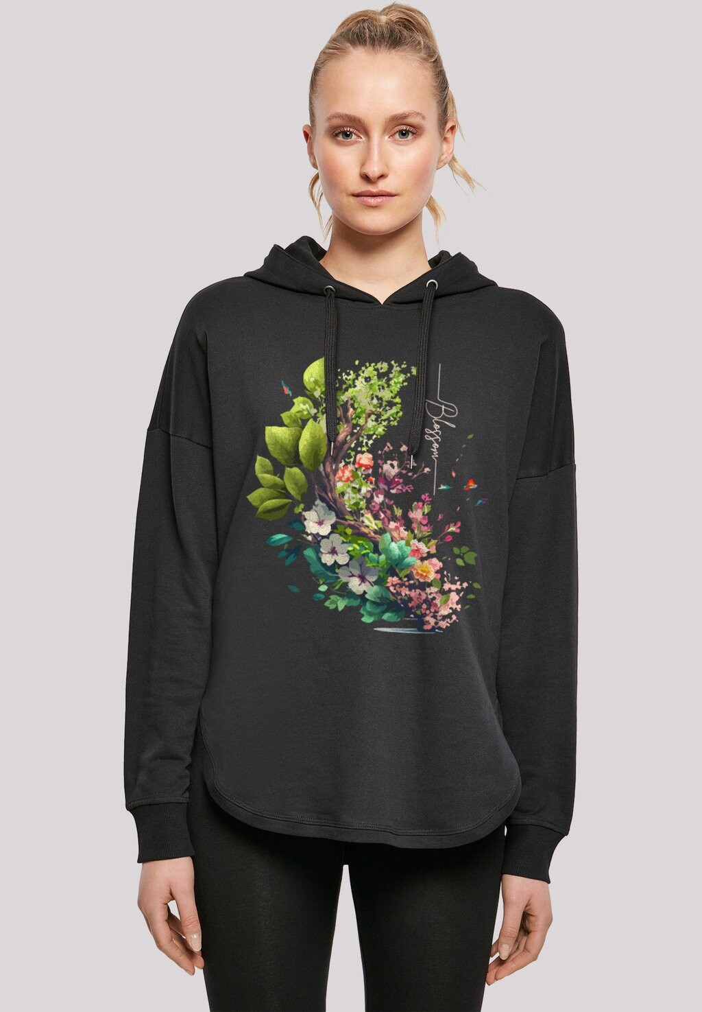 

Толстовка с капюшоном BAUM MIT BLUMEN F4NT4STIC, черный