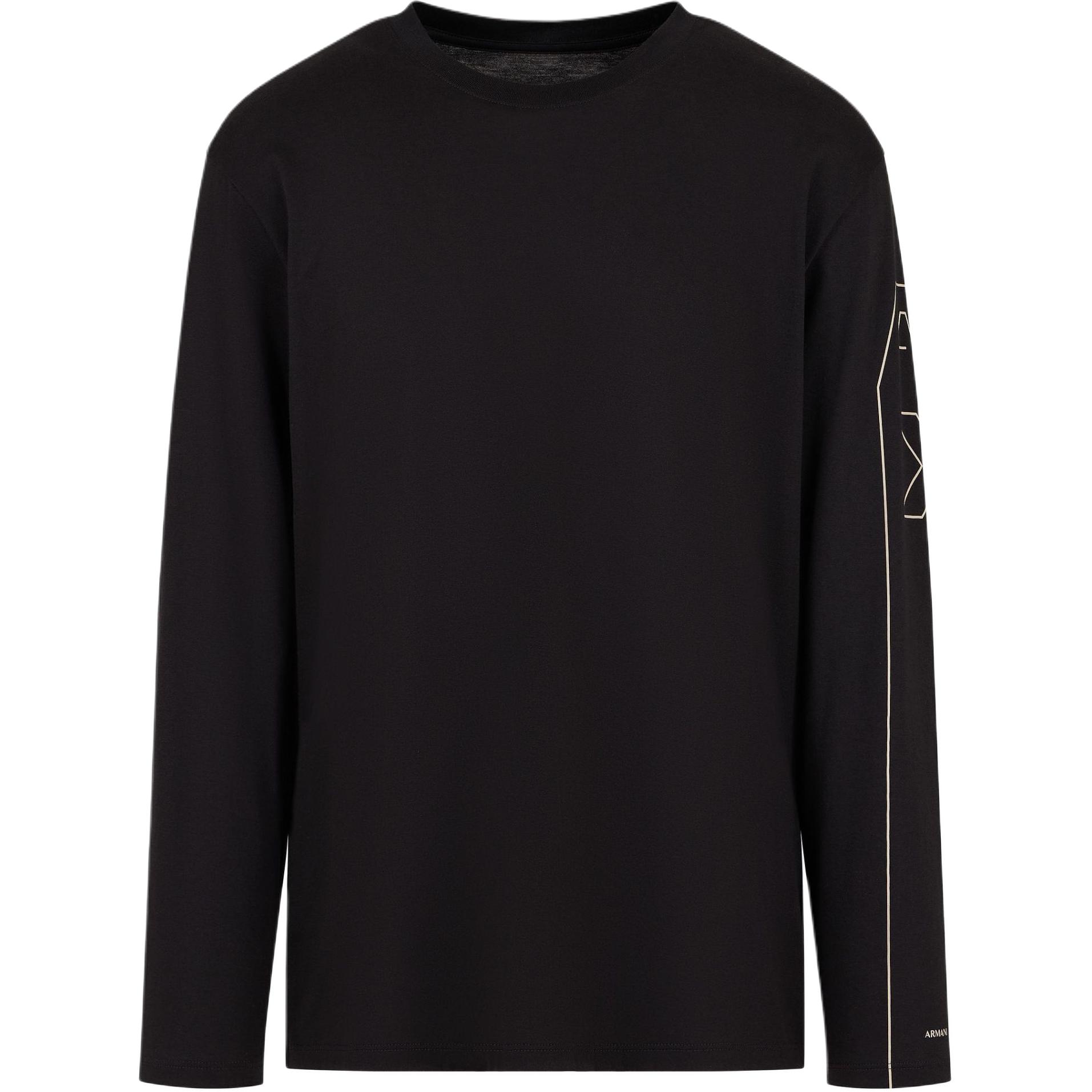 

Футболка мужская черная AE FW24 ARMANI EXCHANGE