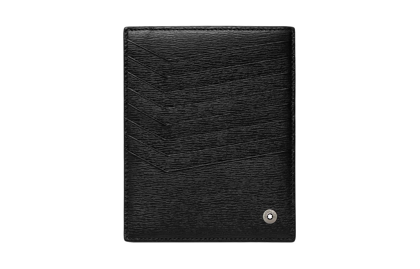 

MONTBLANC Кожаный кошелек мужской черный