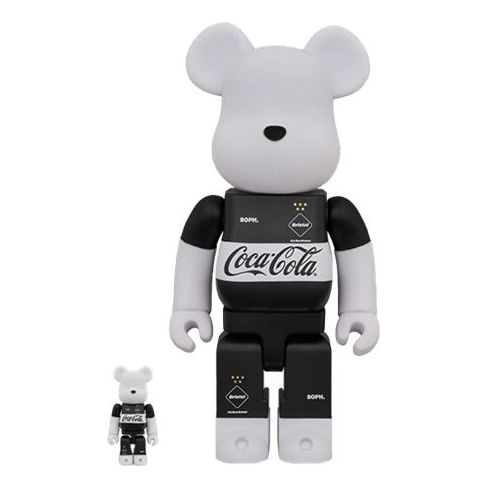 

Фигурка F.C.Real Bristol x x BE@RBRICK Black White 100%+400%