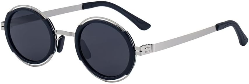 

Круглая поляризованная солнцезащитная оправа 2025 года, унисекс, защита от УФ-излучения UV400, для активного отдыха, вождения, вечеринок, без винтов, модная и стильная KTUCN, C2