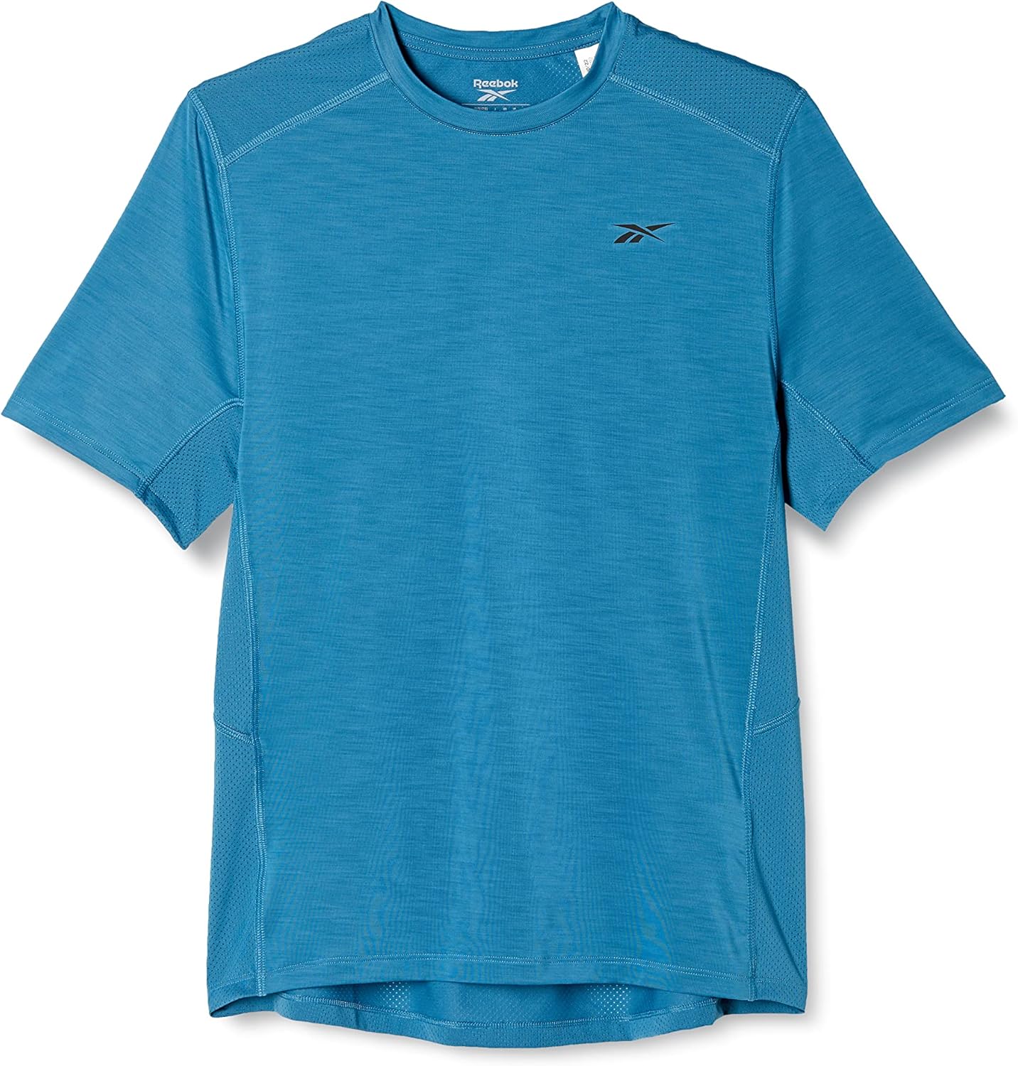 

Мужская футболка Reebok BUE53 с коротким рукавом, цвет стальной синий (H52182)