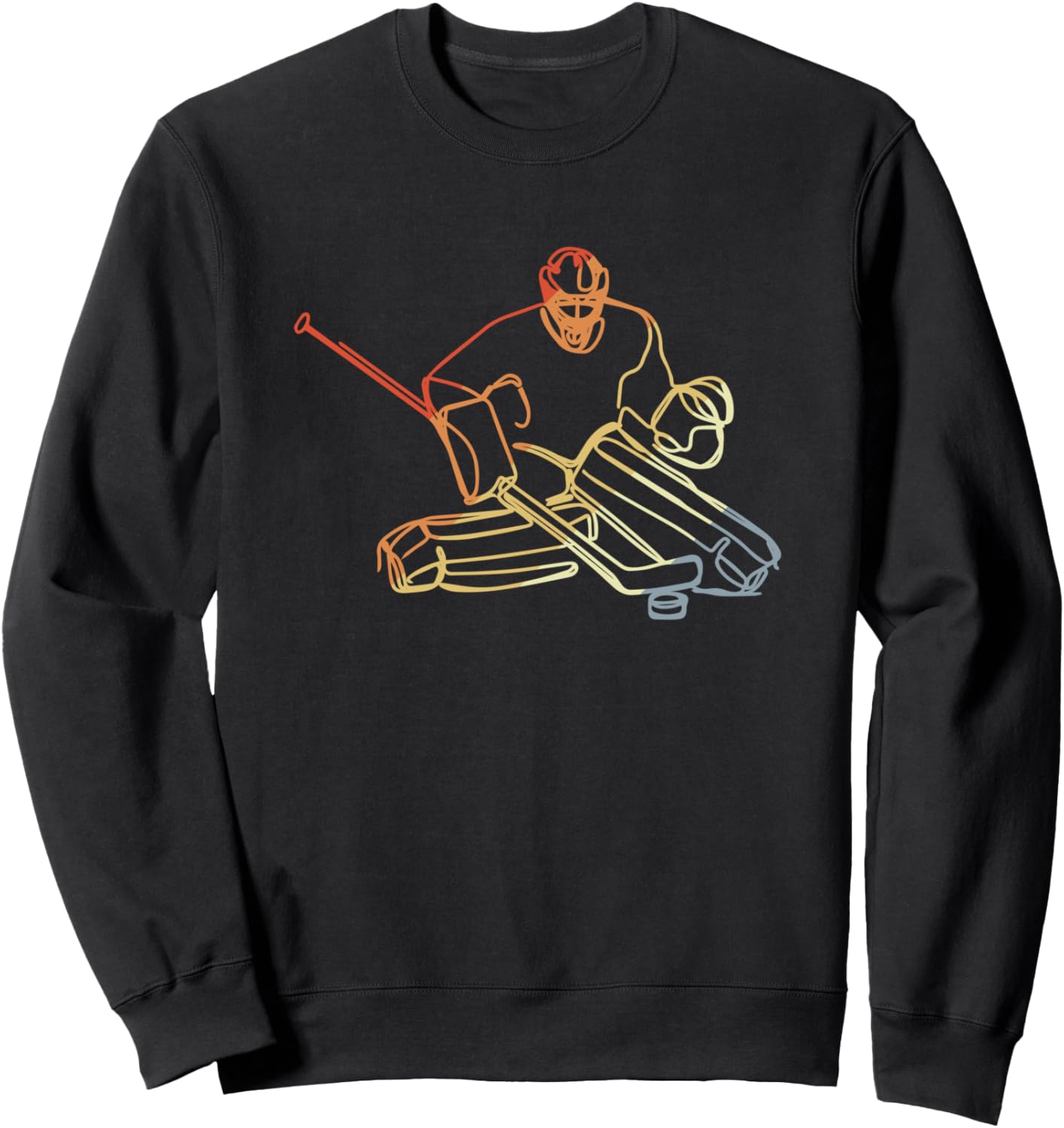 

Винтажная толстовка с рисунком хоккейного вратаря Ice Hockey Enthusiast Graphic Shirts And Giveaways, черный