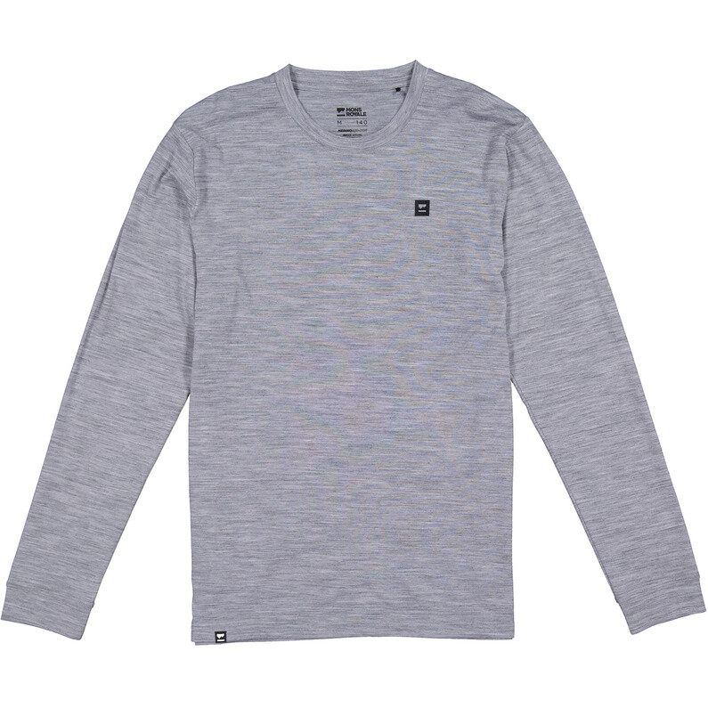 

Мужская куртка Icon Merino Air-Con с длинным рукавом Mons Royale, серый