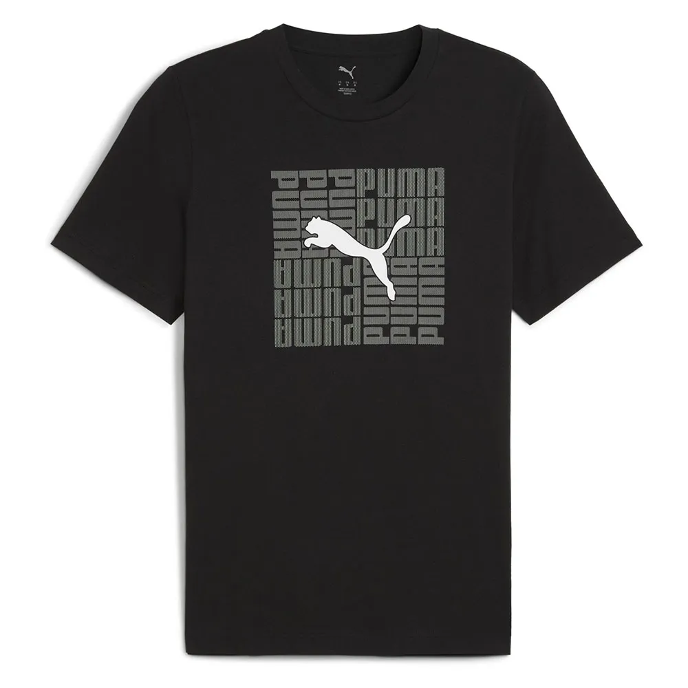 

Футболка с коротким рукавом Puma Graphic Box, черный