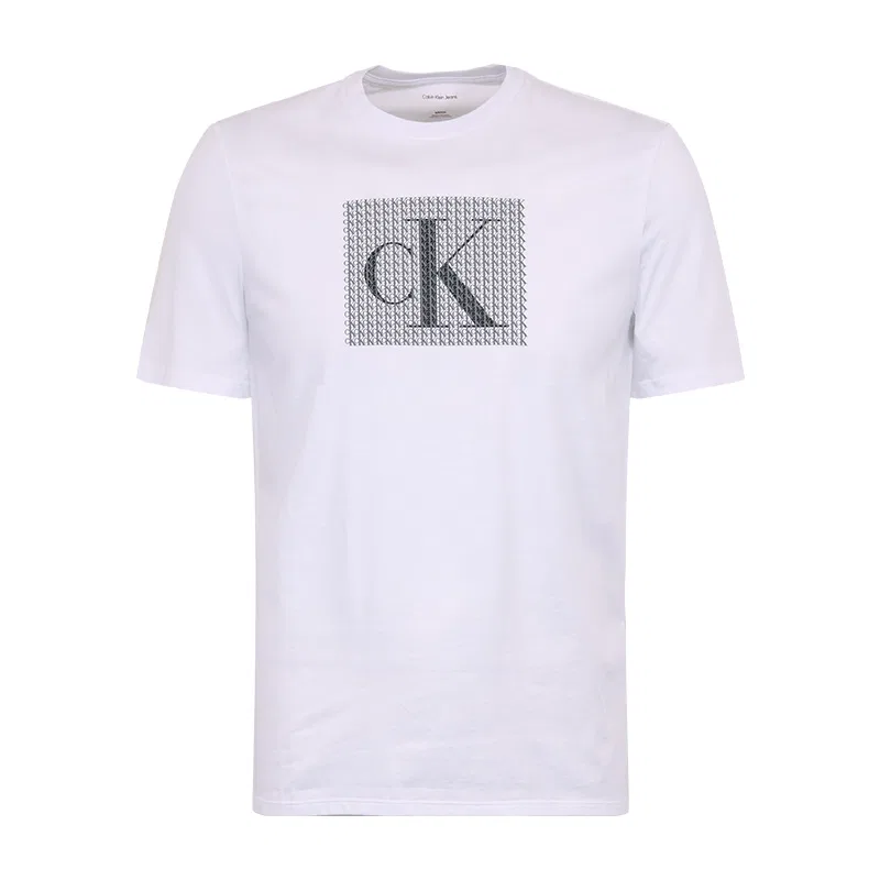 Футболка с круглым вырезом Calvin Klein белая
