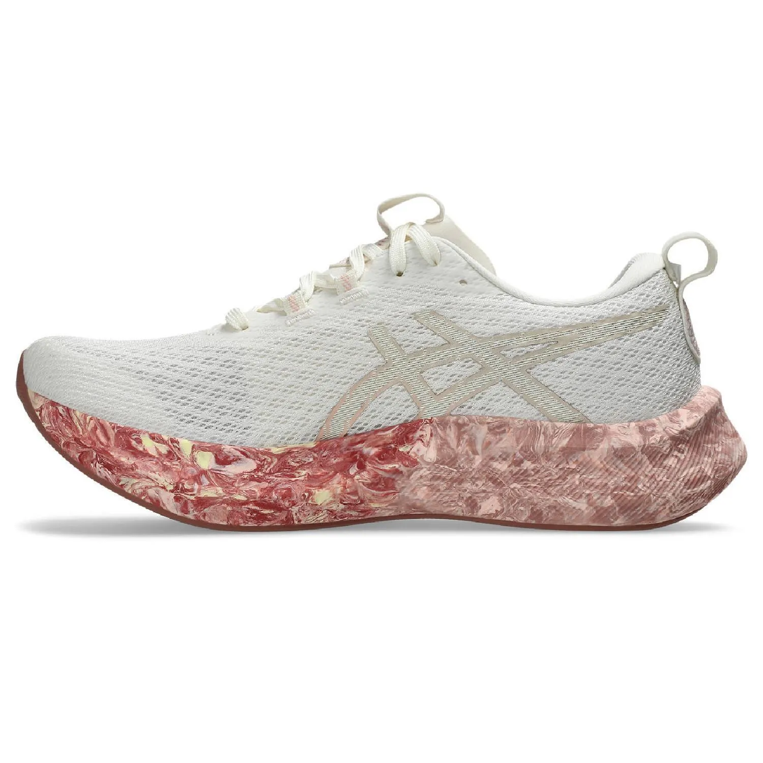 Женские дорожные беговые кроссовки Noosa Tri 16 ASICS, Cream/Breeze — фото 2