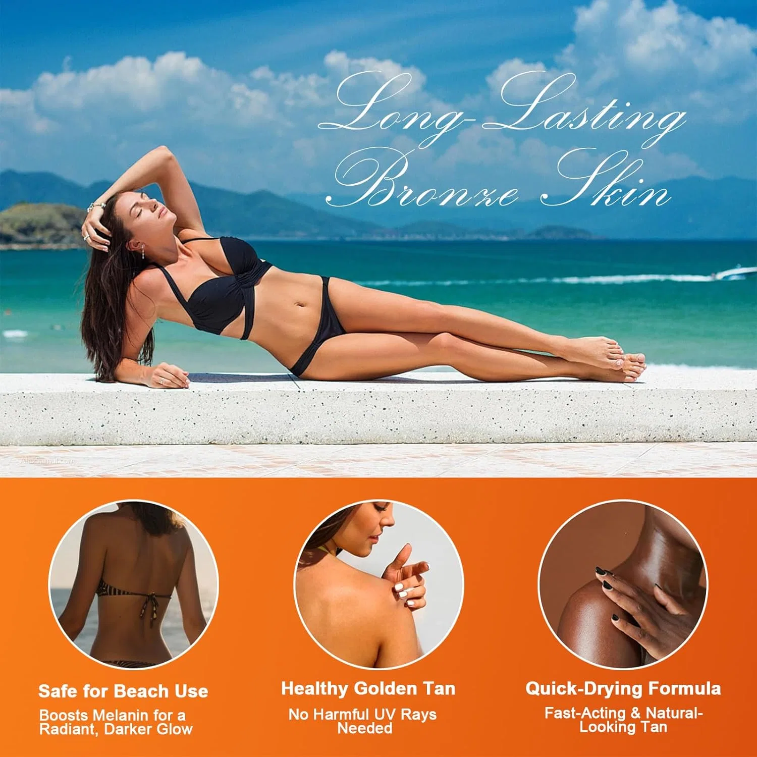 Крем-автозагар Faster Tanning для лица и тела 60 г Ehiog, A — фото 4