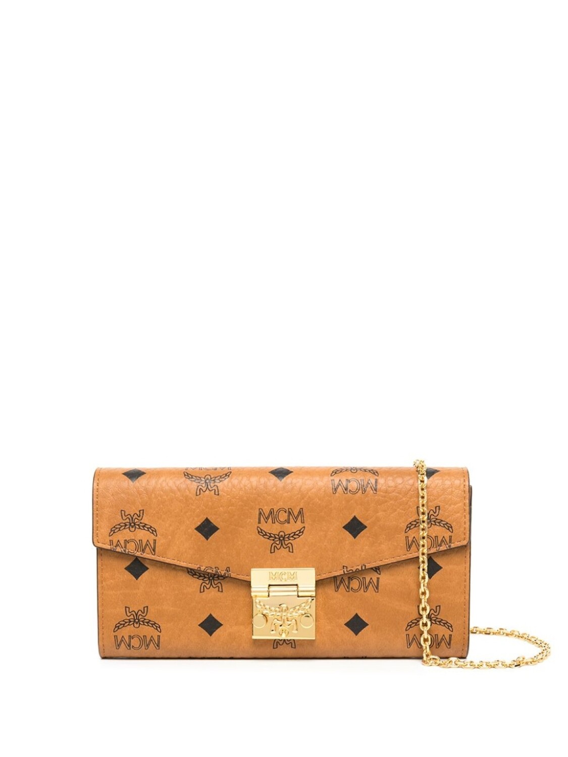 

MCM кошелек Tracy с ремешком через плечо, коричневый