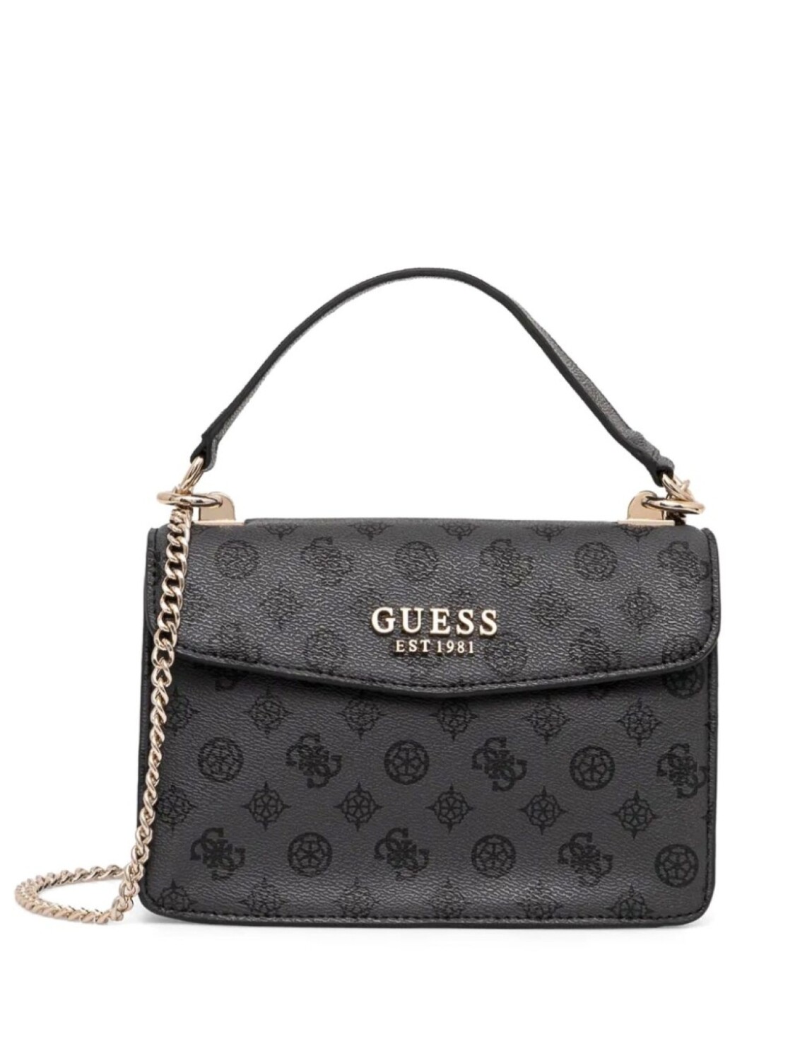 

Сумка через плечо с монограммой GUESS USA, серый