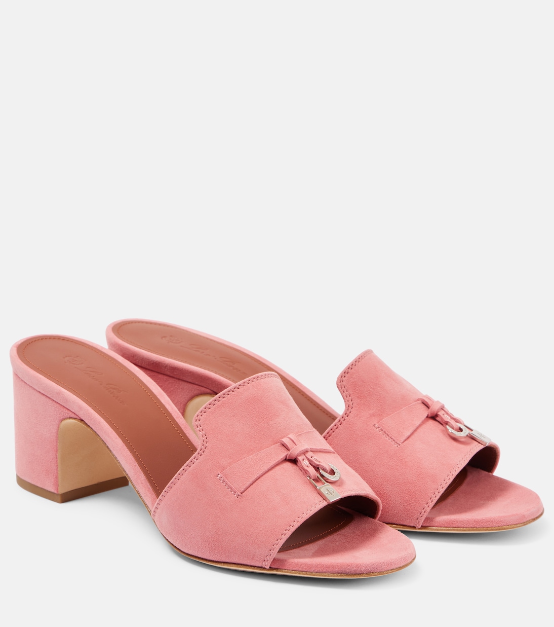 Летние шармы замшевые мюли Loro Piana, Halite