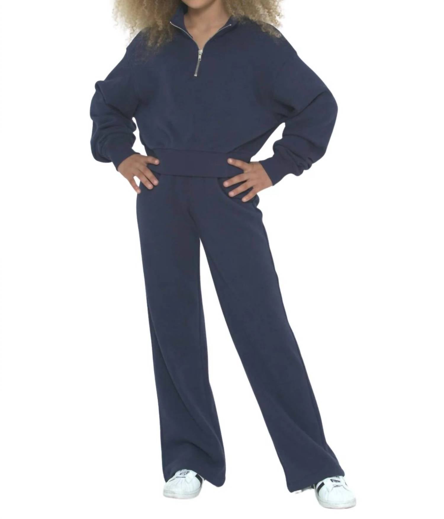 

Детская худи Dylan на молнии в вечернем синем KatieJnyc