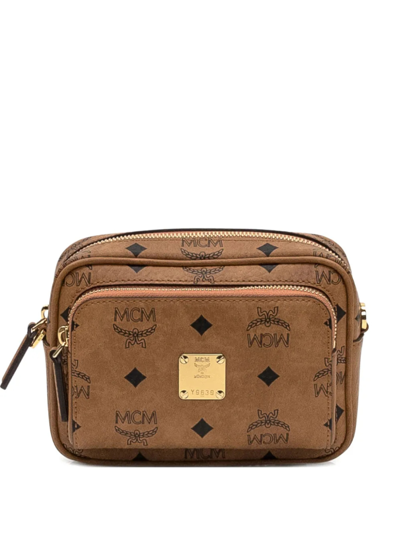 

Сумка через плечо MCM mini Aren, коричневый