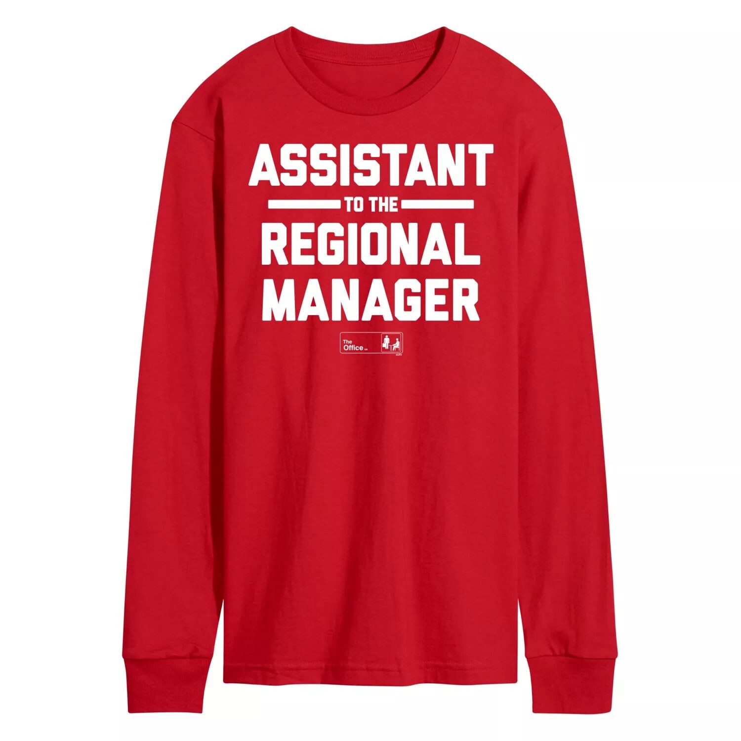 

Мужская футболка с длинными рукавами The Office Assistant Regional Mgr Licensed Character