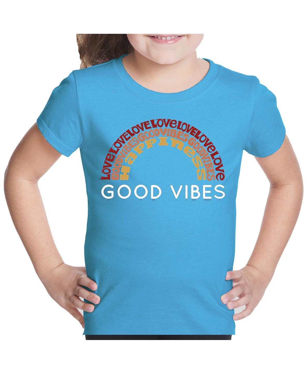 

Футболка с надписью «Big Girl's Word Art» — Good Vibes LA Pop Art