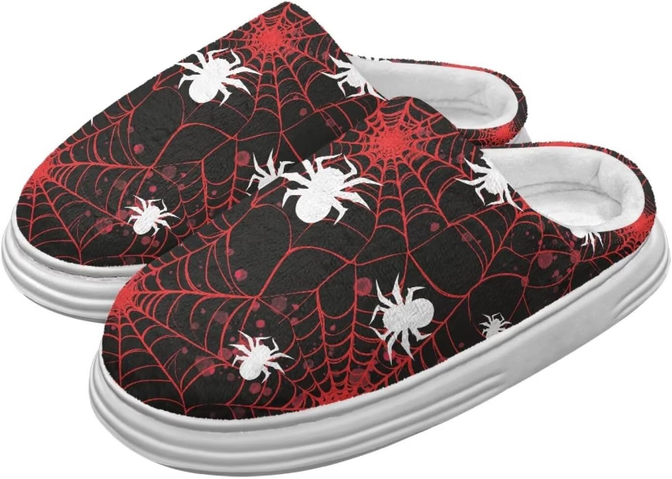 

Домашние тапочки Chririnla для женщин и мужчин с эффектом памяти, толстая EVA подошва, мягкие, без застежки, противоскользящие, уютные, для дома и улицы, красный