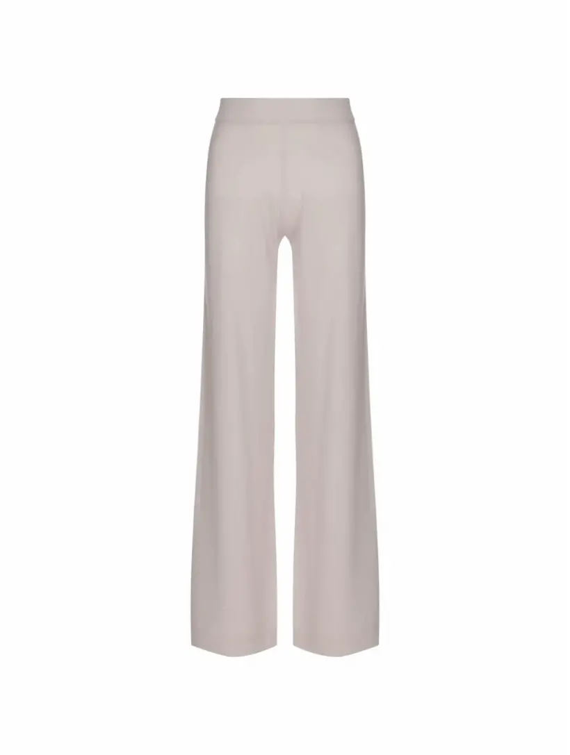 

Шерстяные широкие брюки Allude, серый