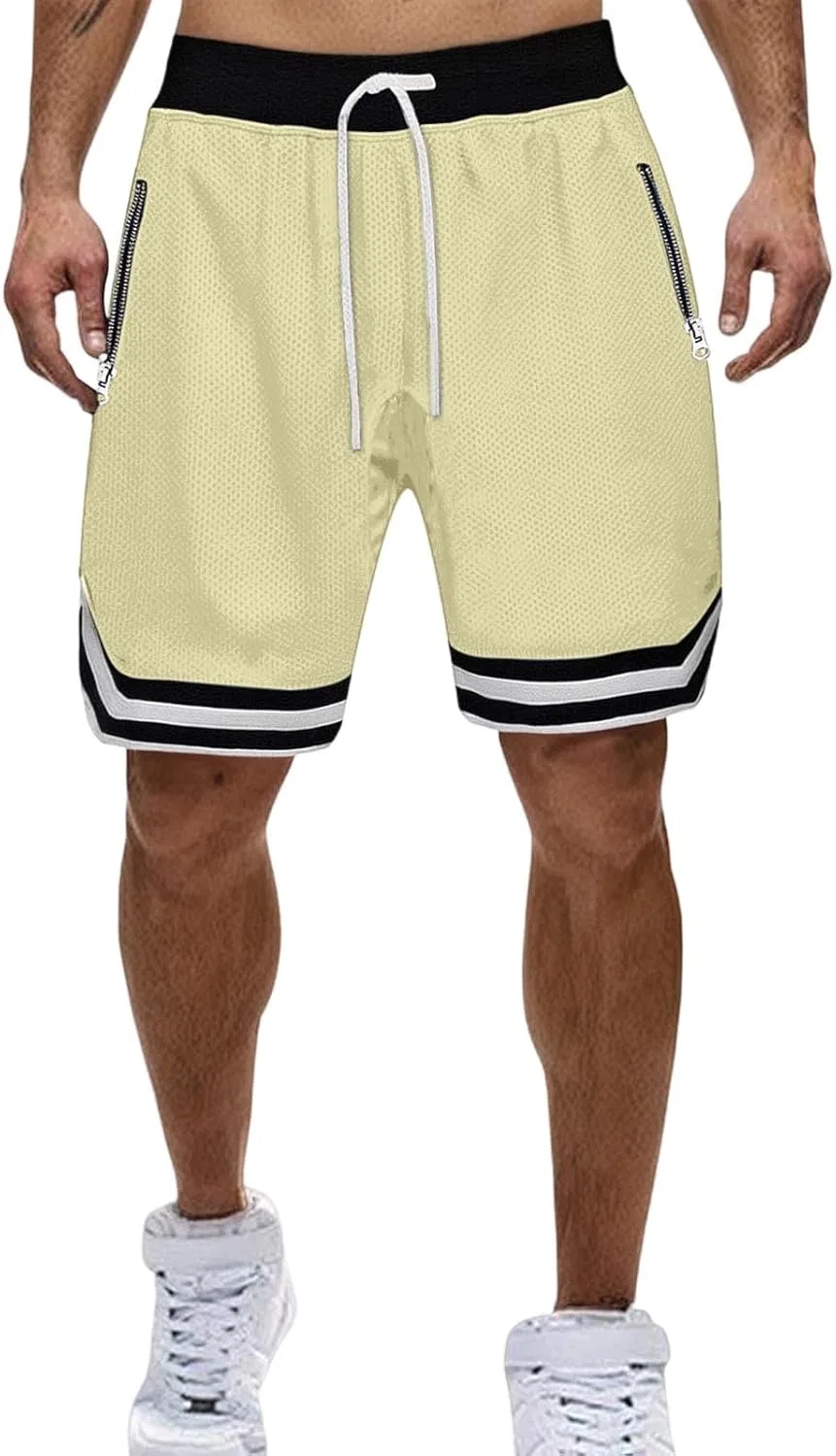 Шорты Color Block, Generic, Beige#02