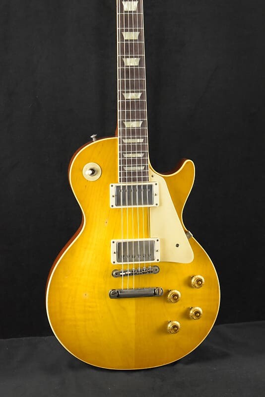 

Электрогитара Gibson Murphy Lab 1958 Les Paul Standard Lemon Burst Heavy Aged