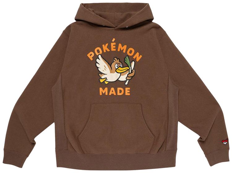

Толстовка Human Made x Pokemon Made Heavyweight Hoodie, коричневый