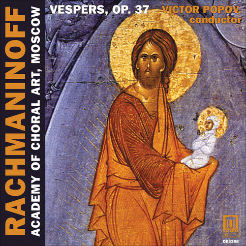 

CD диск Rachmaninoff / Popov / Academy of Choral Art: Vespers Op. 37