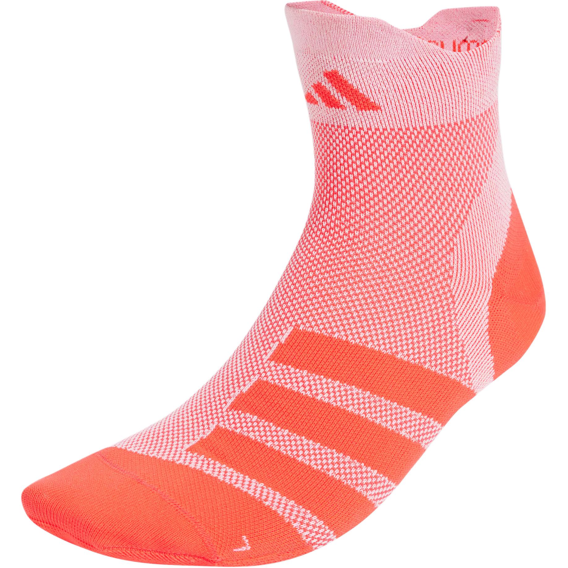 

Носки Adidas RUN x ADIZERO, Белый/Ярко-красный