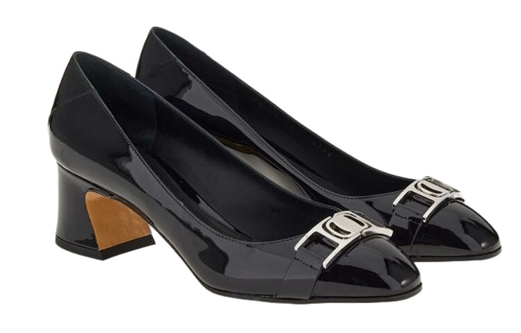 Туфли женские Ferragamo Vara High Heels, черный — фото 3
