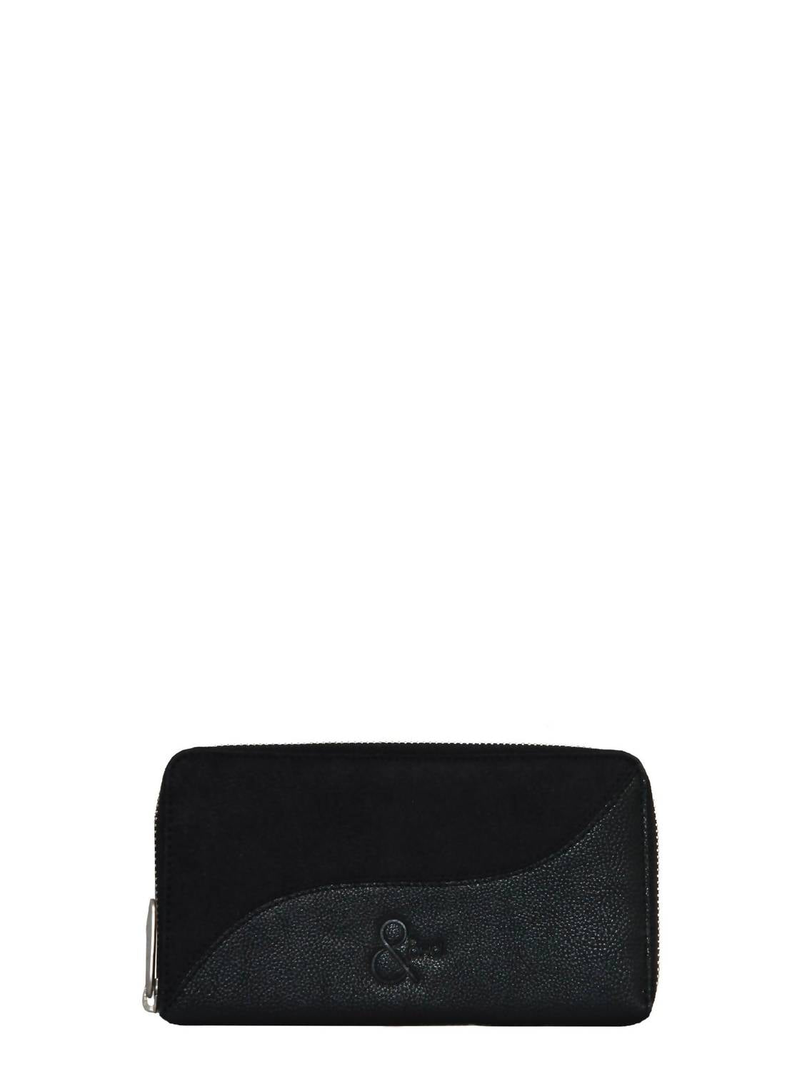 

Кошелек Cardiff Zip-Around черного цвета Paige Hamilton Design