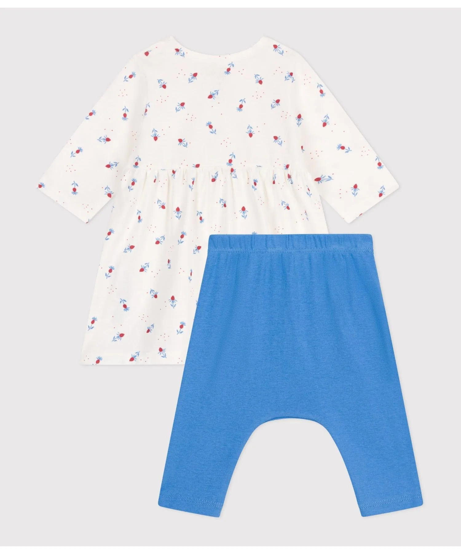 Детский комплект PETIT BATEAU: платье с принтом и леггинсы — фото 3