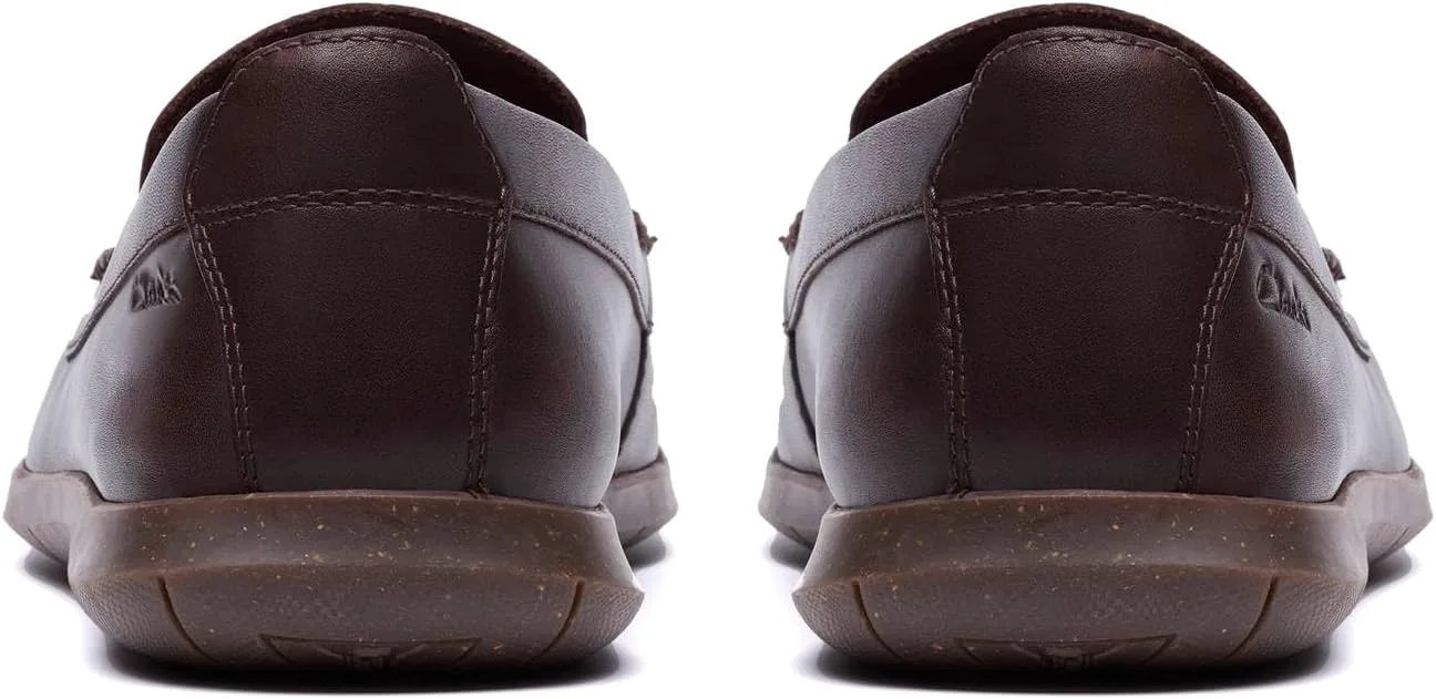 Мужские лоферы Clarks Flexway Step, коричневый — фото 4